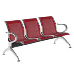 3-Linked Reception Waiting Office Bench: