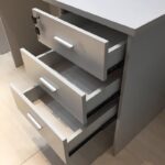 Create a productive workspace with the 1.2m Clerical Office Table. This practical office desk combines durability, functionality, and modern style. It is ideal for corporate offices, home offices, schools, and reception areas. The spacious 1.2-metre work surface provides plenty of room for a laptop, desktop computer, documents, and office accessories. As a result, you can keep your workspace organized and work more efficiently. Its clean and professional design also complements both modern and traditional office interiors. The table is made from high-quality engineered wood with a scratch-resistant finish. Therefore, it withstands everyday use while maintaining its attractive appearance. Additionally, the smooth surface is easy to clean, helping you keep your workspace looking professional. A sturdy metal frame and durable legs provide excellent strength and stability. Consequently, the desk remains secure even during daily use. The generous legroom also promotes comfort throughout the workday. Whether you are completing paperwork, attending virtual meetings, or studying, this office table provides a dependable workspace. Furthermore, its compact size makes it suitable for small and medium-sized offices without reducing your available work area. The minimalist design allows the desk to pair easily with different office chairs and storage cabinets. Moreover, it blends seamlessly into a wide range of office settings. This flexibility makes it a smart choice for businesses and home offices alike. The desk is also quick to assemble and requires very little maintenance. Finally, its durable construction ensures long-lasting performance, giving you excellent value for your investment. Key Features: Spacious 1.2-metre work surface Strong and durable construction Scratch-resistant and easy-to-clean desktop Stable metal frame and sturdy legs Modern and professional design Comfortable legroom for improved productivity Suitable for offices, home offices, schools, and reception areas Easy to assemble and maintain