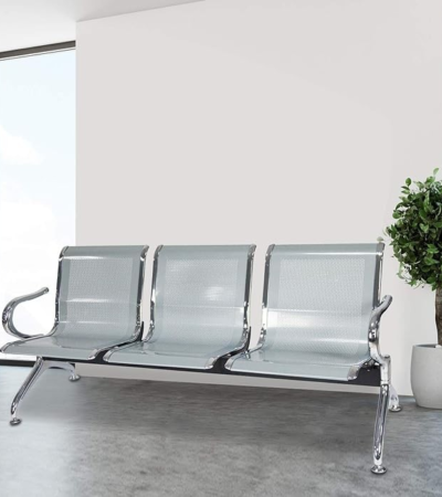 The 3-Link Non-Padded Bench is a durable and practical seating solution designed for high-traffic waiting areas in offices, hospitals, clinics, banks, schools, airports, and public institutions. Featuring three ergonomically contoured seats, this bench provides reliable comfort while ensuring long-lasting performance in demanding environments. Constructed from a heavy-duty powder-coated steel frame with corrosion-resistant seating, it is built to withstand continuous daily use with minimal maintenance. Its sleek, modern design complements a wide range of commercial interiors, making it the ideal choice for creating organized, professional, and welcoming reception and waiting areas. Key Features Three-seat design accommodates multiple users comfortably Non-padded ergonomic seats provide reliable support and durability Heavy-duty powder-coated steel frame for superior strength Rust-resistant, scratch-resistant, and corrosion-resistant finish Reinforced construction designed for heavy commercial use Stable and sturdy base ensures safe and secure seating Easy-to-clean surface with low maintenance requirements Modern design enhances reception areas and waiting rooms Space-saving layout suitable for compact and large waiting areas Ideal for offices, hospitals, clinics, banks, airports, schools, and public institutions Durable construction built for long-lasting everyday performance Smooth edges provide added safety and a professional finish Easy to assemble with all required installation hardware included Perfect for creating a clean, organized, and professional waiting environment