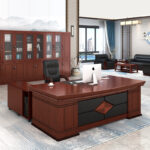Ideal for corporate offices, boardrooms, private offices, and home workspaces, this desk combines modern aesthetics with practical functionality