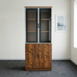 2-Door wooden office bookcase - Image 12