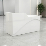 1.6M Glossy Front Office Reception Desk - Image 10