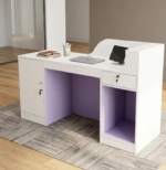 1.6M Glossy Front Office Reception Desk - Image 14