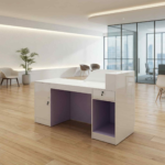 1.6M Glossy Front Office Reception Desk - Image 21