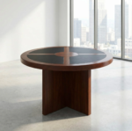 The Round VIP Conference Table provides an elegant and practical setting for meetings, discussions, and collaborative sessions. Its round design encourages easy communication while creating a balanced, professional appearance in conference spaces. The spacious tabletop offers room for documents, laptops, stationery, and other meeting essentials. It is suitable for boardrooms, executive offices, corporate meeting rooms, institutions, and training spaces. In addition, its modern VIP style complements professional interiors. This makes it a suitable choice for organizations seeking quality conference tables and office furniture in Kenya.