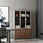 3-Door Wooden Filling Cabinet - Image 9