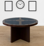 The Round VIP Conference Table provides an elegant and practical setting for meetings, discussions, and collaborative sessions. Its round design encourages easy communication while creating a balanced, professional appearance in conference spaces. The spacious tabletop offers room for documents, laptops, stationery, and other meeting essentials. It is suitable for boardrooms, executive offices, corporate meeting rooms, institutions, and training spaces. In addition, its modern VIP style complements professional interiors. This makes it a suitable choice for organizations seeking quality conference tables and office furniture in Kenya.